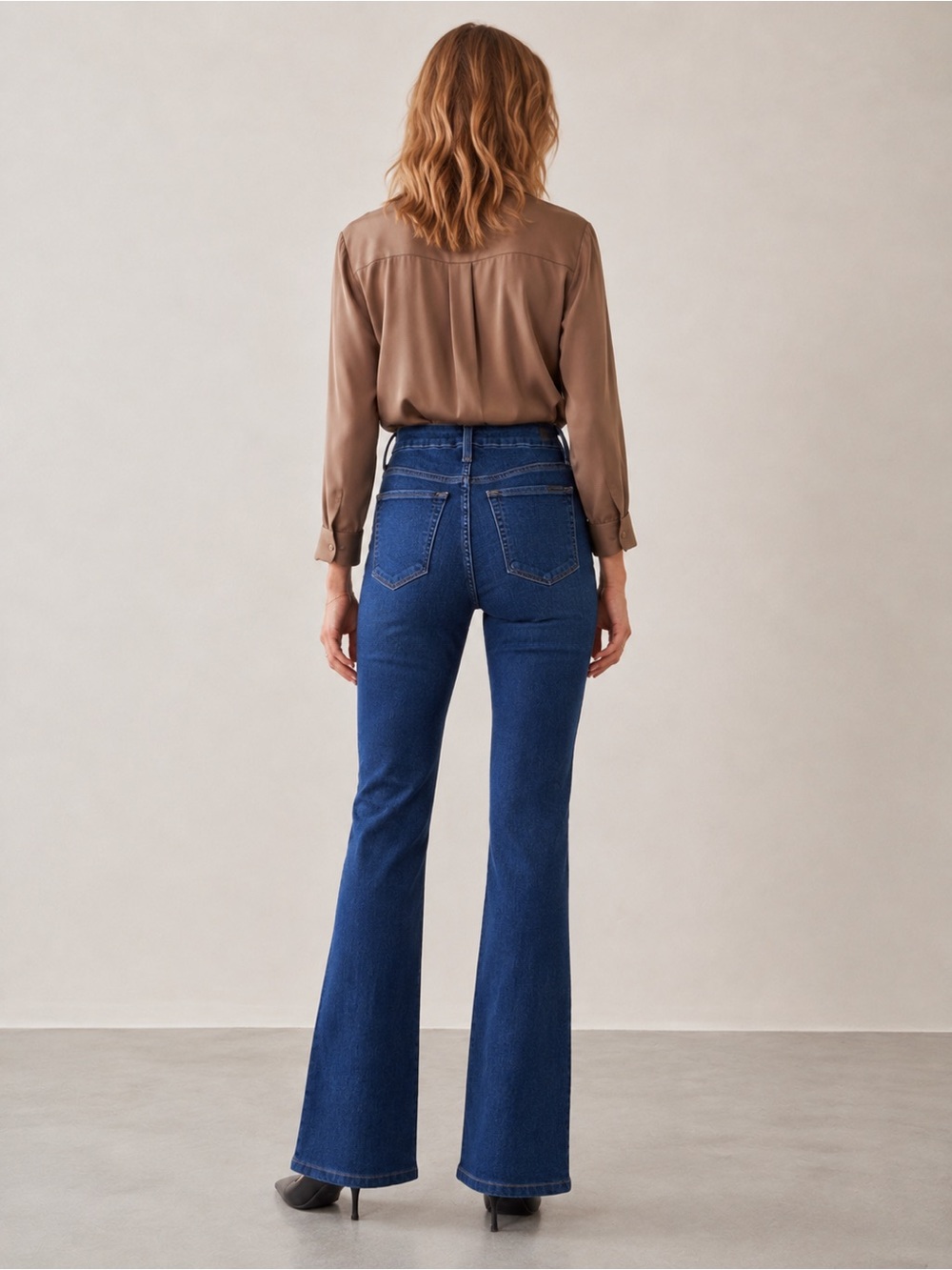 Joe's Jeans Hi Honey Curvy Bootcut Jeans Thunderbird Dark Blue Wash 27 - Picture 4 of 14